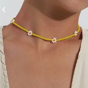 Flower Beaded Necklace